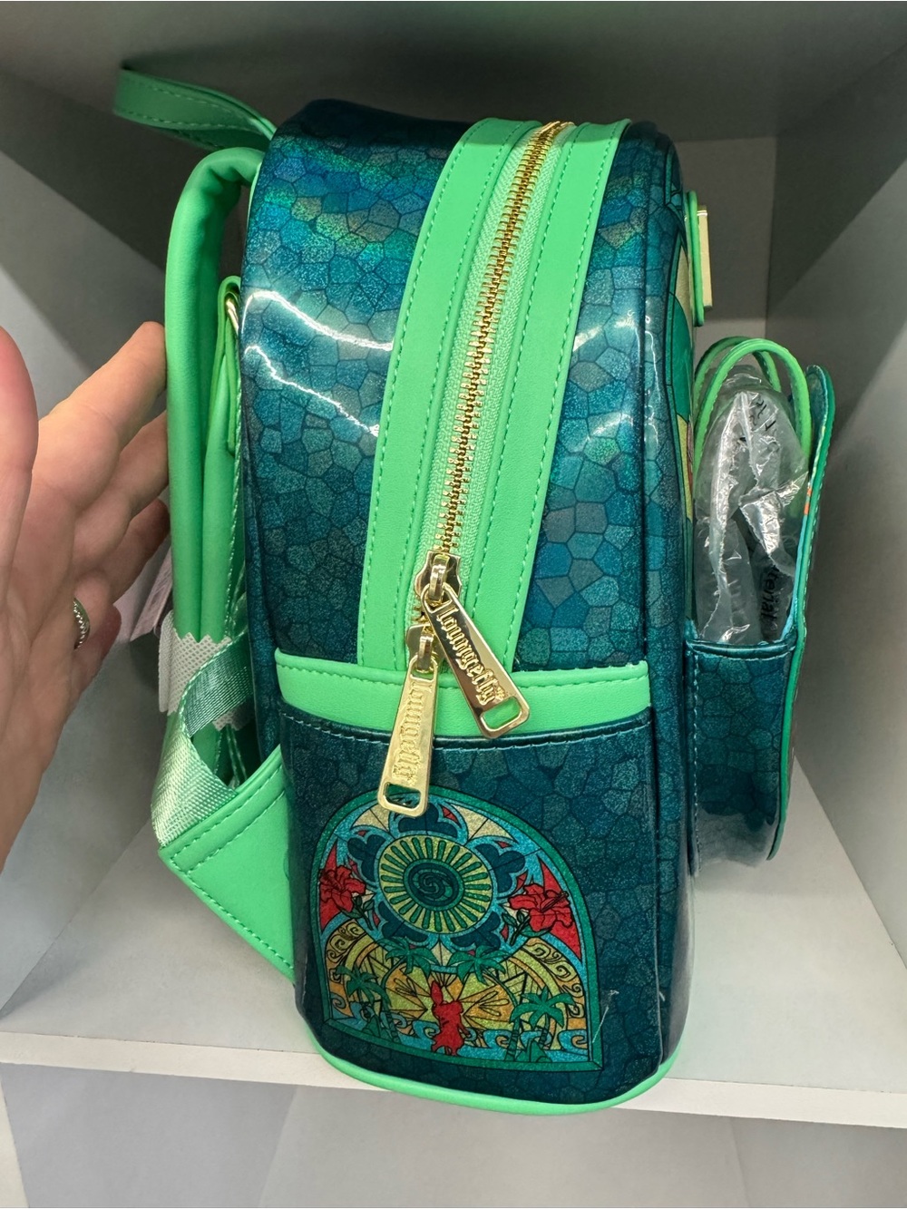 Loungefly Moana Stained-Glass Mini Backpack - Picture 5 of 5